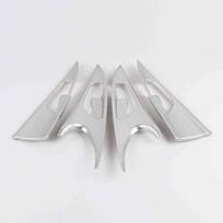 For Honda Civic  2018 2017 2016 Car Interior Door Handle Trim Frame 4 Pcs/set ABS Carbon Fiber Style Decoration sidabras