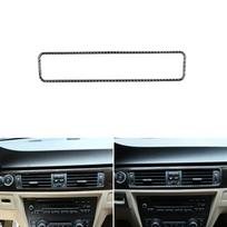 Anglies pluošto automobilio interjero centrinio valdymo oro kondicionieriaus ventiliacijos angos dangtelio lipduko apdaila BMW 3 serijai E90 E92 E93 no color white