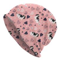Cavalier King Charles Spaniel Bonnet Femme Hip Hop Knit Skullies Beanies Cap Women Unisex Winter Cartoon Dog Slouchy Beanie Hat Skullies Beanie Hat