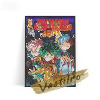 Mano herojaus akademija Japonijos anime sienų meno plakatų spauda Drobės tapyba Svetainės miegamojo namų dekoravimas 21cm×30cm NoFrame beige