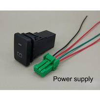 Rūko žibinto LED DRL kameros įrašymo monitorius, radaro parkavimo bagažinės dangčio maitinimo šaltinio jungiklio mygtukas, skirtas Mitsubishi Eclipse Power Supply