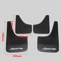 Suv piack Purvasaugiai Universalus Purvasaugis Automobilis Priekinis Galinis 4vnt/ste Purvasaugis Purvasaugis Sparnas Automobilis 4pcs black