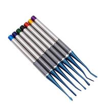 Greitas pristatymas 7 vnt./komplektas Dantų dantų šalinimo įrankių rinkinys Titano lydinio implantų instrumentas Dantų EF FE wkc5t9-1-