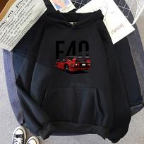 Fashion Initial D Unisex/Wo Unisex F40 automobilių gobtuvai 2021 m. Unisex laisvalaikio megztiniai Megztiniai Unisex Spalvoti megztiniai Viršutiniai JDM drabužiai 2XL