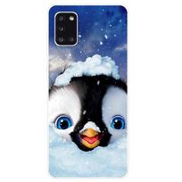 Skirtas Samsung Galaxy A31 A51 A71 dėklui silikoninis galinis dangtelis telefono dėklas, skirtas Samsung A315 A515 A715 minkštas dėklas, buferio apsauga Samsung A71 white