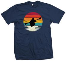 Retro Kayak Canoa Camiseta es Unisex T-shirt XXXXL black