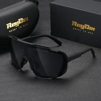 ReyDix Unisex didelio rėmo sportiniai lauko dviračių skydai, UV400 juoda