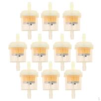 10 Pieces Universal Motorcycle Bike ATV Fuel Line Filter 7mm
