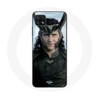 Coque maniacase pour Samsung Galaxy A22 5G Loki Thor Ragnarok avec Casque Saison 1 juoda