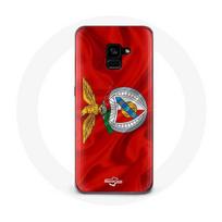 Coque Samsung Galaxy A5 2018 slb benfica fond rouge raudona