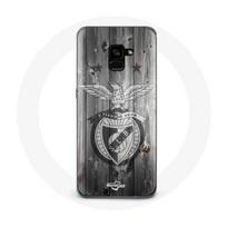 Coque Samsung Galaxy A5 2018 slb benfica fond gris pilka