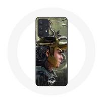 Coque pour Samsung Galaxy A32 5G Loki Thor Ragnarok avec Casque Fanart Saison 1