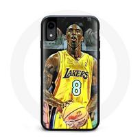 Case - Maniacase - Iphone X - Kobe Bryant Lakers - Silicone - Soft juoda