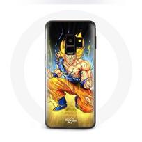 Coque Samsung Galaxy S9 Son goku dragon ball corps enervé