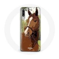 Case - Samsung - Galaxy A70 - Soft - Brown - Horse Breed ruda