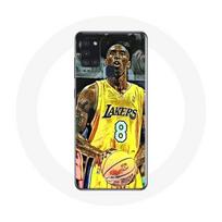 Coque Samsung Galaxy A21S Kobe Bryant Dunk lakers 8 NBA Noir