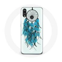 Case - Huawei - P20 Lite - Dream Catcher - Soft - Blue and White balta