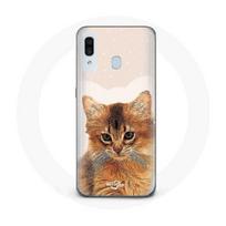 Coque pour Samsung Galaxy A30 Somali Race de chats