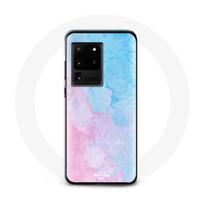 Case - Samsung - Galaxy S20 Ultra - Soft - Protection - Blue/Pink rožinė