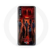 Coque pour Huawei P20 Pro Stranger Things Affiche Equipages Fan Art Saison 4