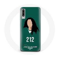 Coque pour Samsung Galaxy A70 Squid Game Han Mi Nyeo Numéro 212