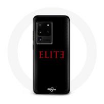 Coque pour Samsung Galaxy S20 Ultra Elite Saison 5 Logo Rouge Fond Noir juoda