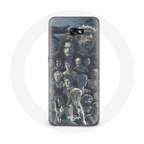 Coque pour Samsung Galaxy A5 2016 Game of Thrones Saison 8 Le Trône de Fer Affiche Personnages Fond