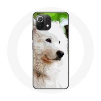 Coque pour Xiaomi Mi 11 Lite Chien Samoyède Blanc balta