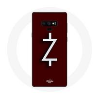 Coque pour Samsung Galaxy Note 9 Ozark Saison 4 Logo Z Blanc Fond Rouge