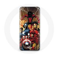 Coque pour Samsung Galaxy A8 Plus Avengers invaders Anciens soldats