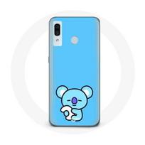 Coque pour Samsung Galaxy A20e Bangtan BTS BT21 Koya RM Fond Bleu