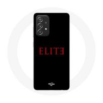 Coque pour Samsung Galaxy A52 Elite Saison 5 Logo Rouge Fond Noir