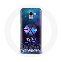 Coque pour Samsung Galaxy A8 2018 Exo Groupe K-pop Logo we are one
