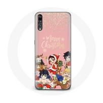 Coque pour Huawei P20 Pro Demon slayer merry christmas affiche Anime Manga