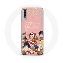Coque pour Samsung Galaxy A70 Demon slayer merry christmas affiche Anime Manga