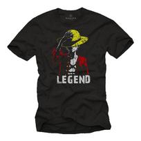 One Piece Comic With Legend Ruffy Manga Nerd Shirt Unisex T-Shirt XXXXL gray