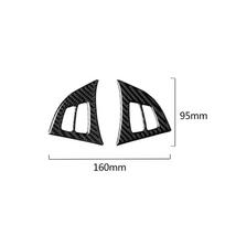 Carbon Fiber Car Accessories Indoor Steering Wheel Button Protection Decals Cover Trim Sticker For BMW X5 E70 2008-2013 A