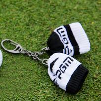 Knitted Golf Ball Cover Belt Waist Bag Holds 2 Balls Pouch Carry Fashionable Golfers Gift