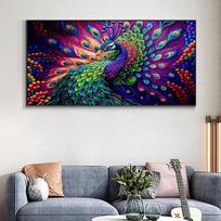 Pasidaryk pats Deimantinė tapyba Žydintis povas Kryželiu siuvinėjimo rinkinys Mozaikos menas Deimantinė tapyba Pilnas apskritimas/kvadratas Deimantas Namų dekoravimas Round 30x80cm