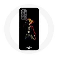 Coque pour Samsung Galaxy A23 4G One Piece Manga Anime Luffy Fond Noir - Maniacase juoda