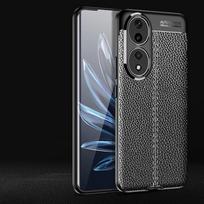 „Honor 90“ dėklo dangtelis „Huawei Honor 90 Capas“ naujas smūgiams atsparus telefono buferis Atgal Minkštas TPU odinis dangtelis „Honor 90 Pro 5G Fundas“ For Honor 90 juoda