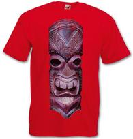 Tiki Head Iii Hawaii Tattoo Rockabilly Custom Psychobilly Skull Shirt Unisex T-Shirt S