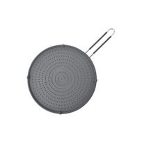 Grease Splatter Guard Heat-resistant Non-sticky Food Grade Hollow Out Long Handle Stainless Steel Prevent Oil-splashing Drainage Frying Pan pilka