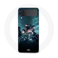 Coque Samsung Galaxy Z Flip4 Tanjiro nezuko demon slayer