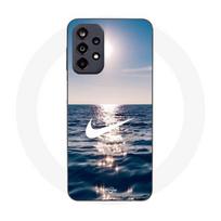 Coque - Maniacase - Samsung Galaxy A23 5G - Nike logo - Souple - Blanc balta