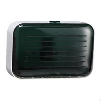 Binder Soap Holder with Lid Flip Box for Bathroom Space Saving Multifunctional Kitchen No žalia