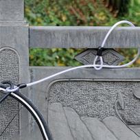 Steel Cable Coated Anti 4ft Double Loop Heavy Duty for Ladder Boat Gate Mower balta