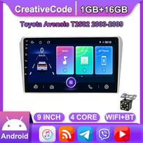 Skirta Toyota Avensis T250 2 2003-2009 Carplay Android Car Radio GPS Navigation 2din 1+16GB 1+16GB