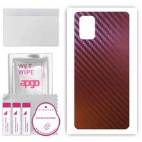 apgo odos lipdukų plėvelės folijos vinilas, skirtas BACK, suderinamas su Samsung Galaxy A71, atsparus įbrėžimams, lengvai montuojamas - anglies chameleonas CAKA5
