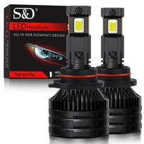 2vnt H7 LED H8 H11 30000LM 120W HB3 9005 HB4 9006 9012 Hir2 CSP LED automobilio priekinių žibintų lemputės Auto rūko žibintas tolimųjų artimųjų šviesų turbo priekinis žibintas 12V 6000K baltas 9006 HB4